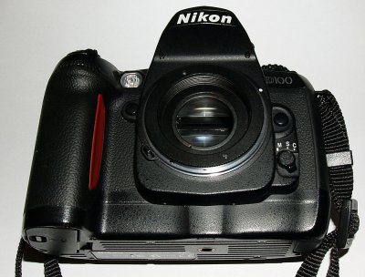 Optical adapter on Nikon D100 for m42 mount lenses.jpg