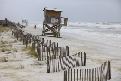 Tropical Storm Ida Storm Surge at Navarre Beach, Florida