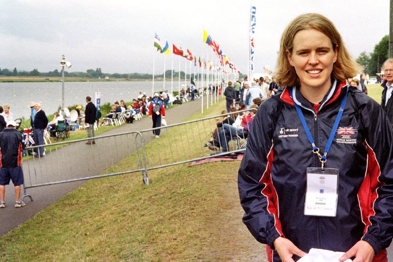 2006 - Nicky volunteering at the World Champs DS060921202956