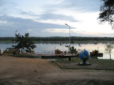 The Nile at sunrise, Northern Uganda.