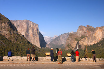 Taking a step back at Tunnel View