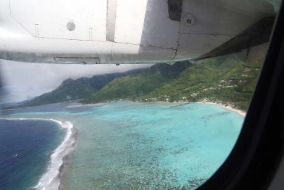 arrive  Huahine