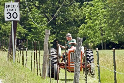 Man on Tractor