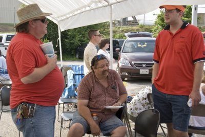 larry talks with Kevin & Aaron