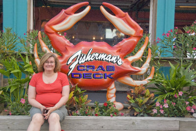 Pauline At the Crab Deck