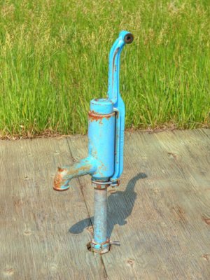 Blue pump
