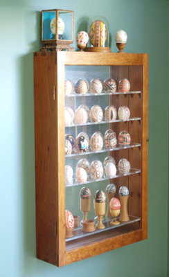 Easter egg cabinet