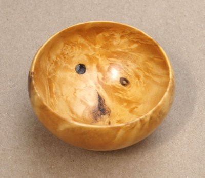 Miniature Manitoba maple bowl