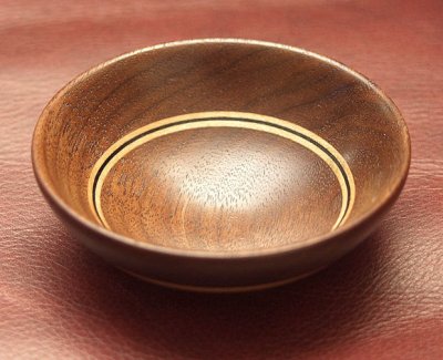 Small walnut bowl