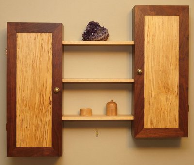Wall cupboard/shelf