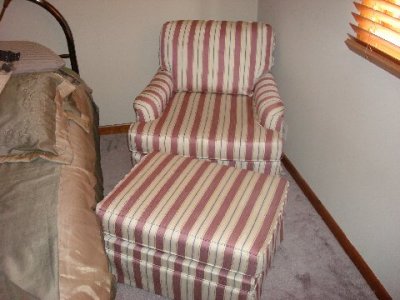$225 Chair and ottoman