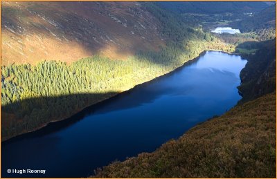   IRELAND - CO.WICKLOW - GLENDALOUGH  - VIEW FROM THE SPINK TRAIL