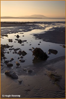 IRELAND - CO.SLIGO - LISSADELL BEACH WITH KNOCKNAREA