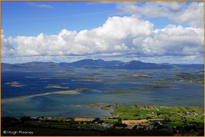   IRELAND - CO. MAYO - CLEW BAY FROM CROAGH PATRICK