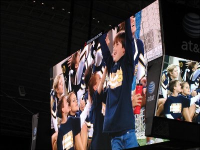 Stephenville Fans on Video Screen