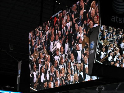 Band on Video Screen