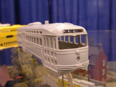 New from Bowser: All-new styrene body HO PCC Streetcar - due late 2008