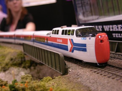 Rapido Trains HO: New Turbotrains with working sound & lights.