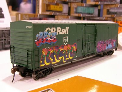 True Line Trains HO: Graffiti cars