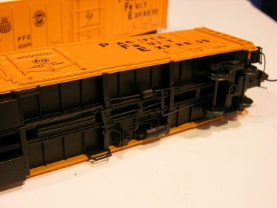 Red Caboose HO:  R-70-15 with Keystone Underframe.  Hydra-Cushion version also available.