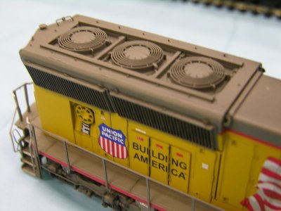Scratchbuilt flare on this SD70M