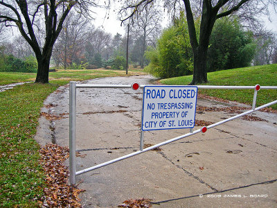 ROAD CLOSED Once a Street Full of Life - Now Nameless and Abandoned