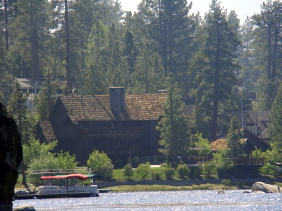 Cabin across bear lake Ca.JPG