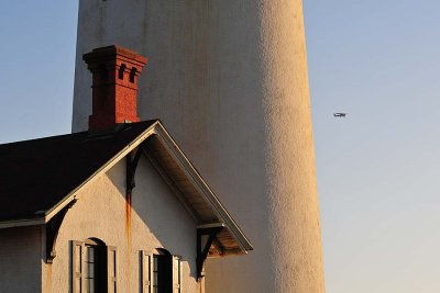 Lighthouse and Tiny Plane