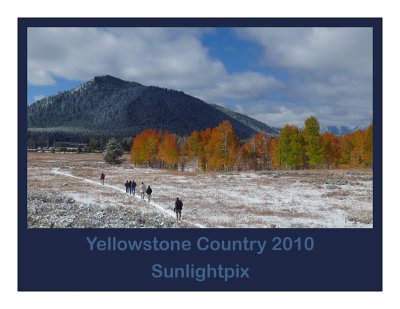 2010 Landscape Calendar - Yellowstone Country - Front Cover