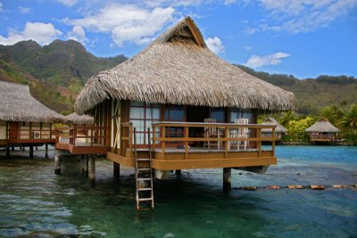 Overwater bungalow at Intercontinenal