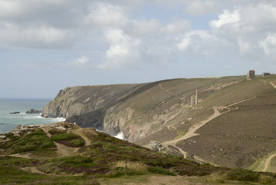 industrial landscape in counterpoint to coast