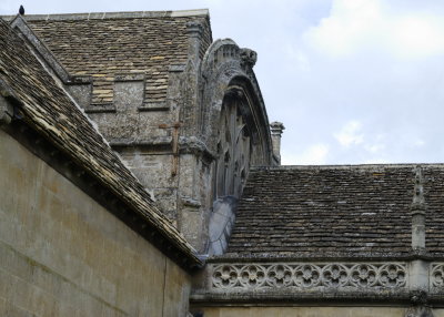 window over chancel arch from outside