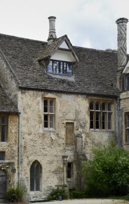 the stable courtyard; the older and far pleasanter section of the domestic architecture