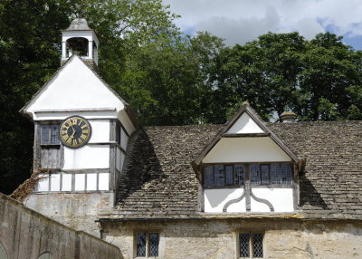 clock tower and dormer in stable court