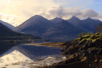 The 5 sisters of Kintail from Letterfearn