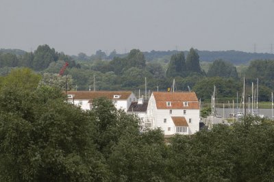 the tide mill and pond from Kyson Hill