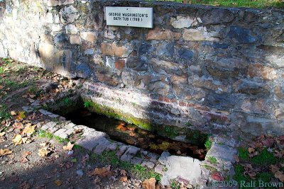 George Washington's bathtub