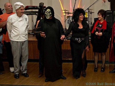 Grim Reaper and Elvira