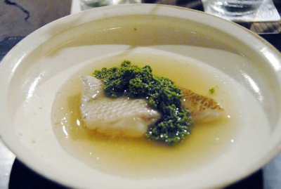 Nimono (stewed dishes, 煮物): Mozo no Nitsuke - Lingcod with Sansho 118.jpg