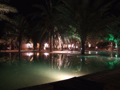 Pansea Ksar Ghilane Pool at Night.jpg