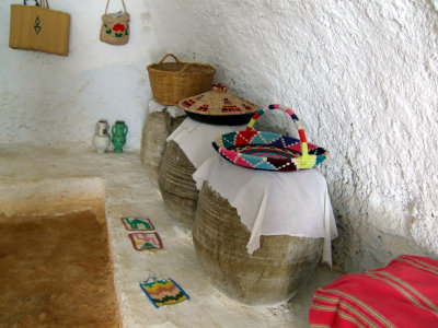 Troglodyte Home Bedroom Storage