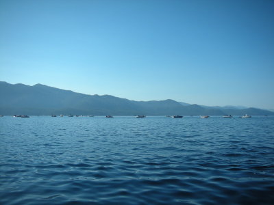 The Tahoe fishing fleet waiting and wondering