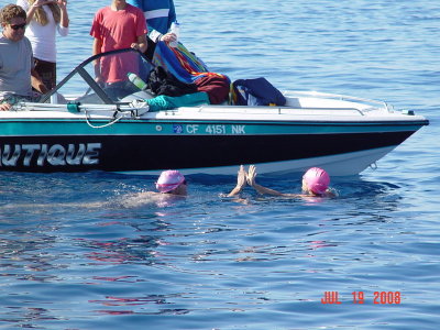 The pink cap handover