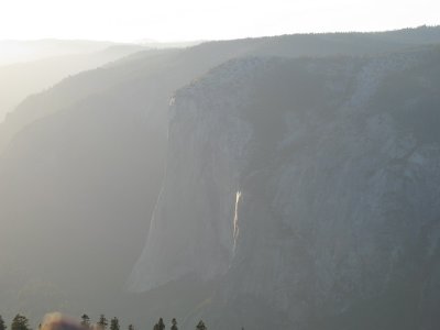 The sun catches the East Buttress of El Cap