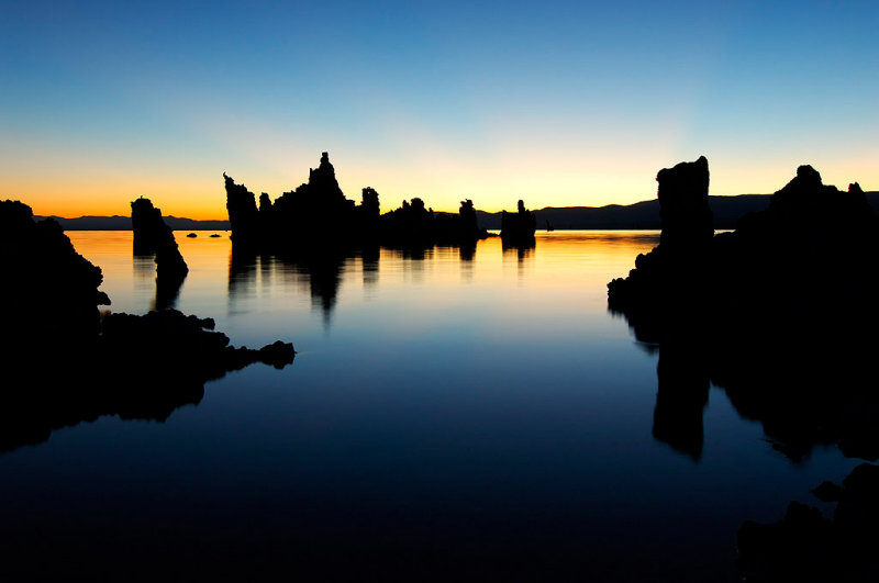 Sun Rays Over Tufa