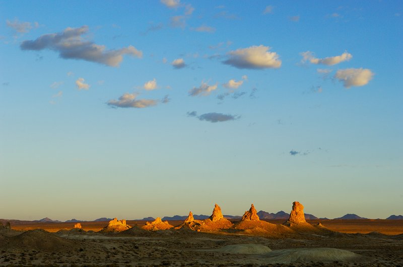 Last Light On Trona Pinnacles