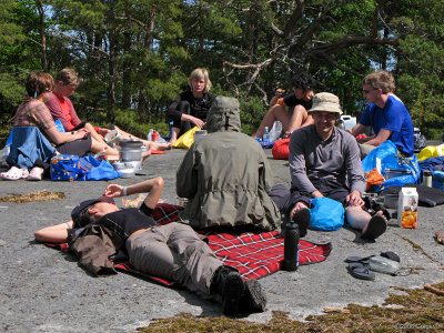 Lunch in the sun