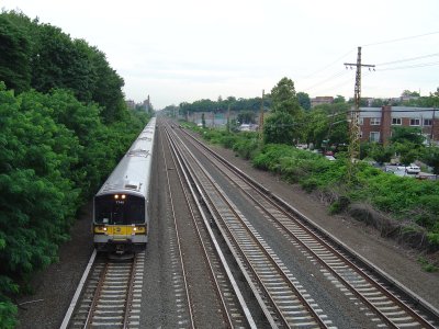 55th Avenue foot bridge Main Line