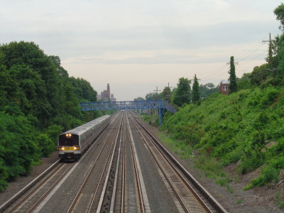 Main Line 55th Avenue foot bridge