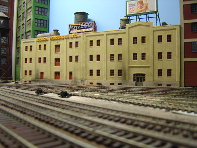 Industry at entrance to passenger yard